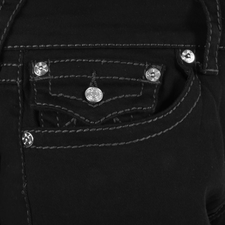 True Religion Ricky Relaxed Straight Jeans Black | Mainline Menswear